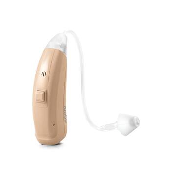 beige_fleshtoned_behind-the-ear_hearing_aid_with_clear_dome_available_in_moutville_pa